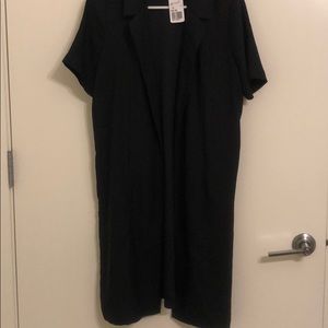 NWT long casual short sleeve cover up